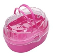 Transportbox xs roze 20x15x13,5cm