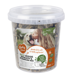 Beloningssnoepjes Hond Vegetarisch - Soft! Eco Veggie Spinazie & Pompoen Mix - 500gr