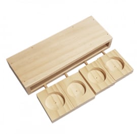 Knaagdierspeelgoed Houten Sniffle `n Snack Puzzel Ben 22x8x3,6cm