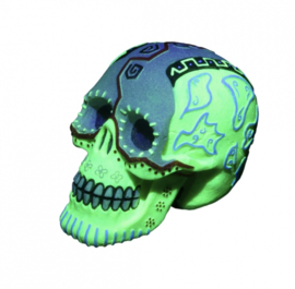 Dia De Los Muertos Schedel 2 ‘Glow-in-the-Dark’ - Meerkleurig