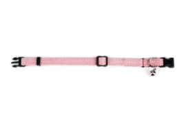 Glitter Kattenbandje Roze 20-29cm