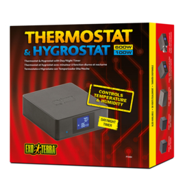 Exo Terra Thermostaat & Hygrostaat met Timer 600W