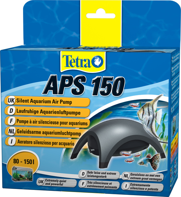 hoe te gebruiken Verbeteren Azië Tetra Luchtpomp APS 150, Grijs | Aquarium Accessoires | welle