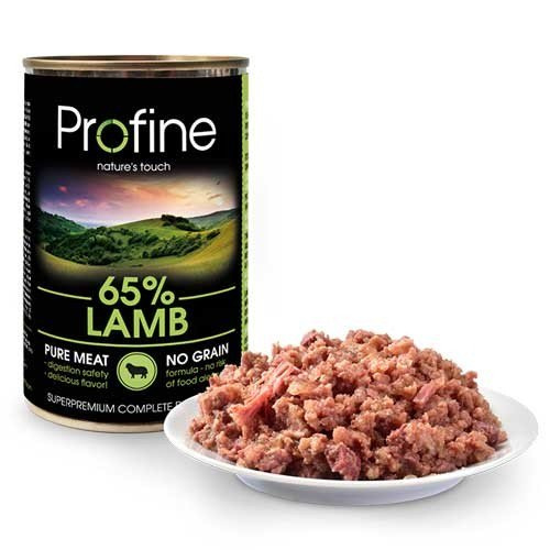 Blozend klant Ik wil niet Profine Pure Meat Lam Graanvrij 400gr | Natvoer & Vers Vlees hond | welle