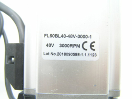 Borstel loze servomotor FL60BL40-48V-3000-1