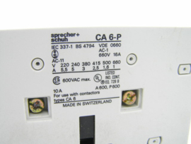 Sprecher & Schuh CA 6-P