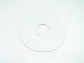 Noodstop  etiket (kunststof) Diameter 9 cm. M22