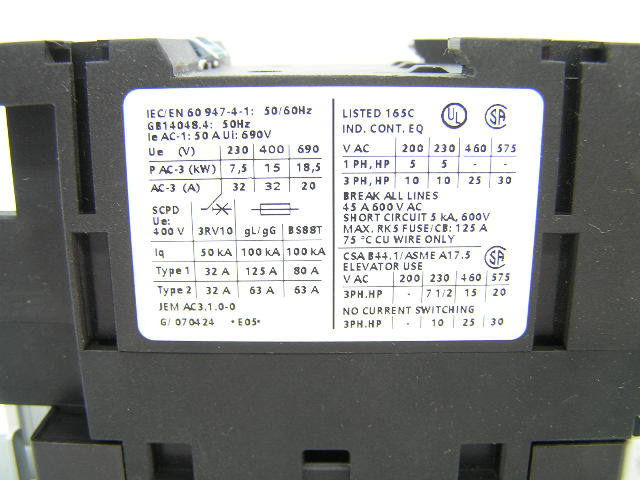 Siemens 3RT1034-1A..4