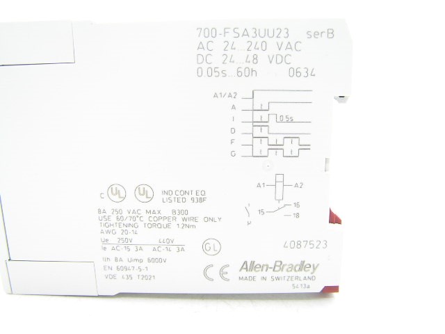 Allen-Bradley 700-FSA3U
