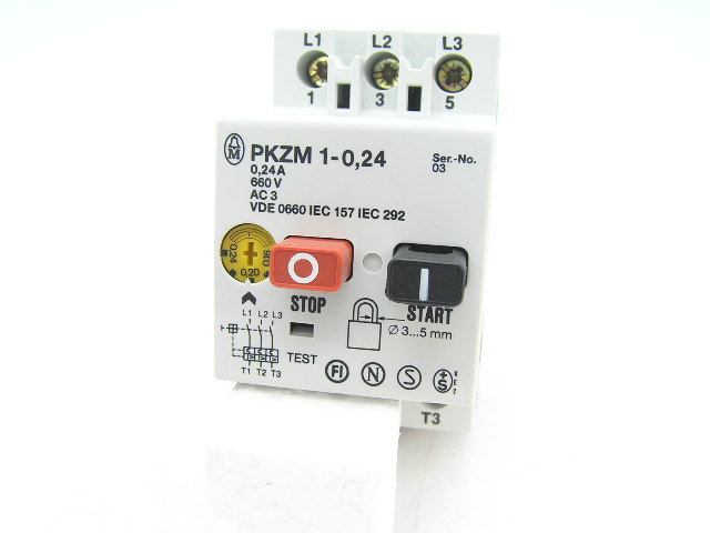 Klöckner-Moeller PKZM1-0,24 ser,-No. 03