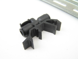 Legris 6 mm DIN-Rail Tube-to-Tube Adapter