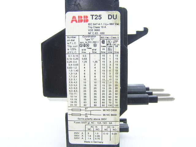 ABB T25 DU 4,5-6,5A