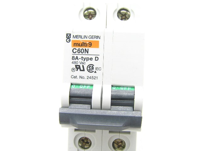 Merlin-Gerin C60N 8A-type D 24521