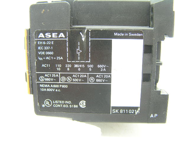 ASEA EH 6-22E 380/440V 50/60Hz