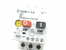 Klöckner-Moeller PKZM1-2,4 Ser,-No. 03