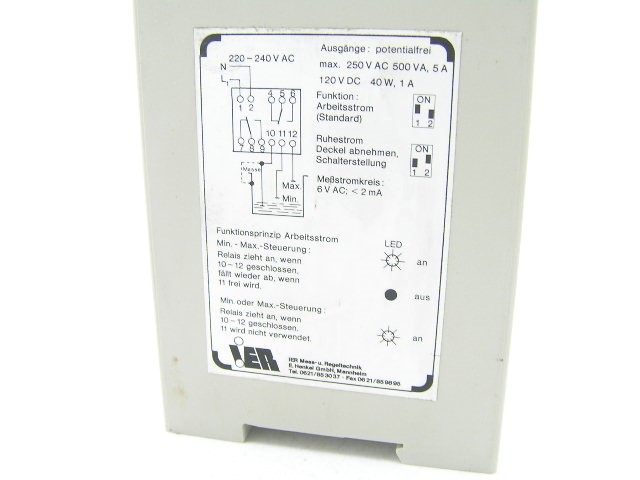 IER ES 1001 Elektroden-Steuering