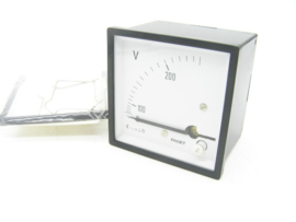 Faget analog voltage meter 0 - 200 (250) volts