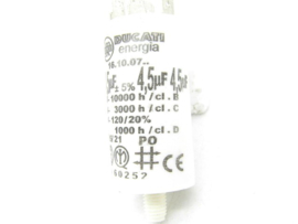 Ducati Energia 16.10.07 4,5µF