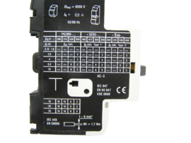 Moeller PKZM0-2,5 ser-no. 01
