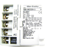 Allen-Bradley 100-MO5N*3 -10E 24V 50/60Hz