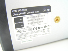 Cisco 2600 IP Camera CIVS-IPC-2600