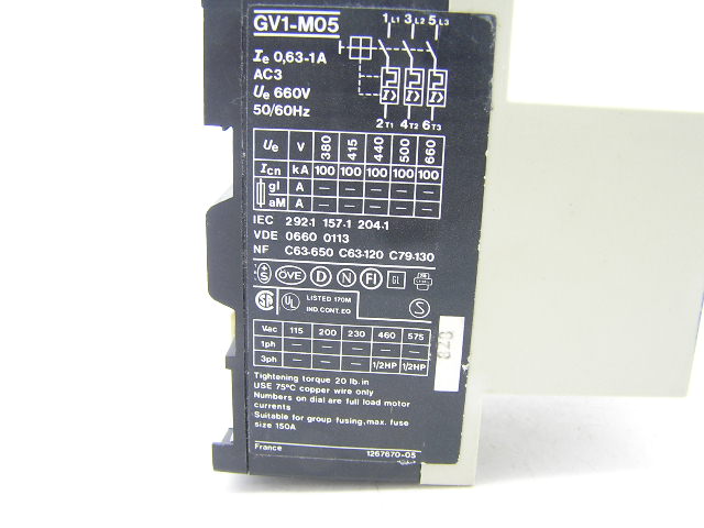 Telemecanique GV1-M05