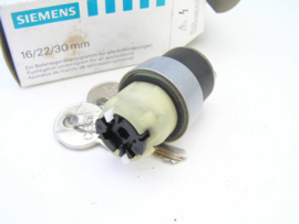 Siemens 3SB10 00-4PB20 key switch