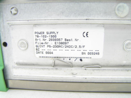 Phoenix-Contact QUINT PS-230AC/24DC/2,5/F