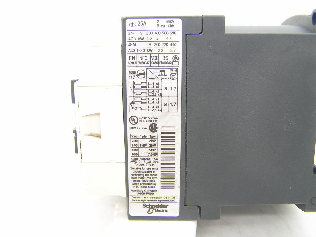 Telemecanique LC1D09BD 24V DC