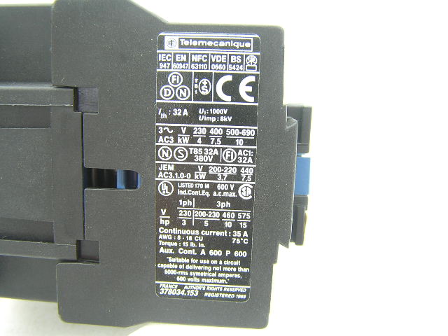 Telemecanique LC1 D18 10 24V 50/60Hz