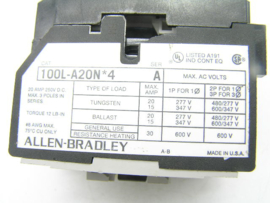 Allen-Bradley 100L-A20N*4 120/110 V 50/60Hz
