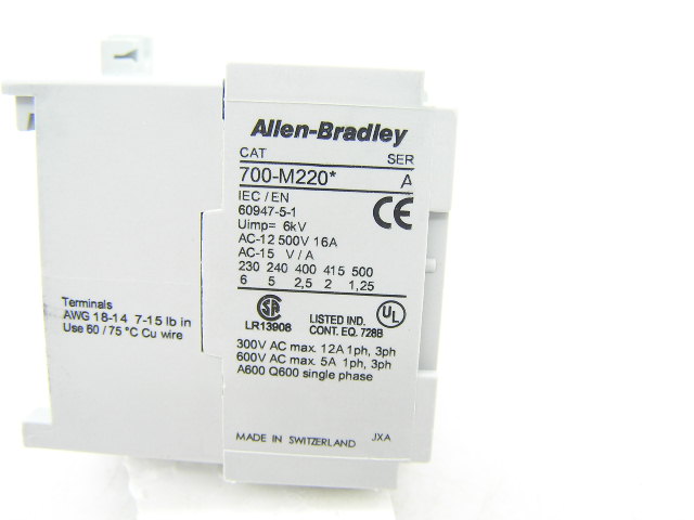 Allen-Bradley 700-M220* 230V 50/60Hz