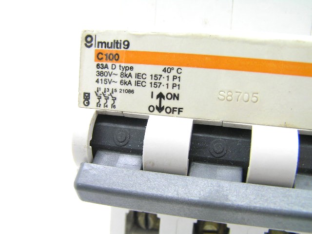 Merlin Gerin multi9 C100 63A 21086  Elektroparts
