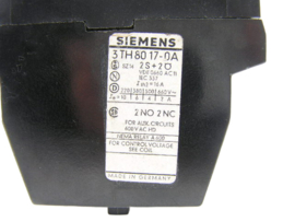 Siemens 3TH8017-0A 24/29V 50/60Hz