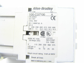 Allen-Bradley 100-C37*00 230V 50/60Hz