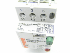 Sprecher + Schuh KTA 3-25 20A