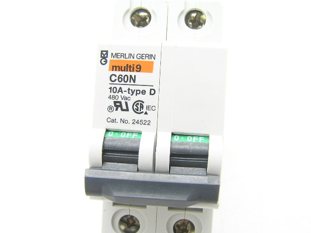 Merlin-Gerin C60N 10A-type D 24522