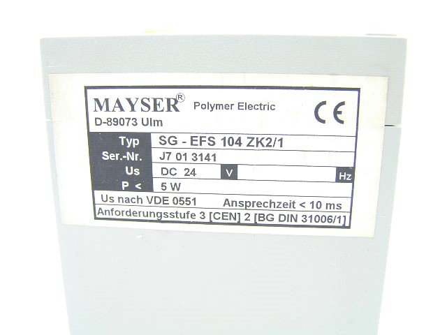 Mayser SG-EFS 104 ZK2/1