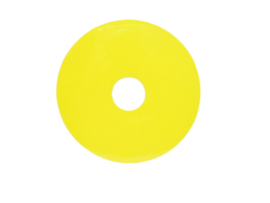 Blanco noodstop sticker 100 mm