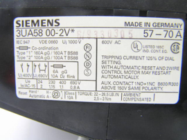Siemens 3UA58 00-2V