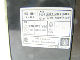 Telemecanique CN1-FC 133 220/266V 50/60Hz
