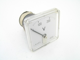 Analoge voltmeter 0 - 200V