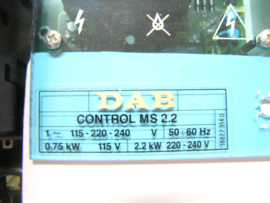 DAB Pumps Control MS 2,2