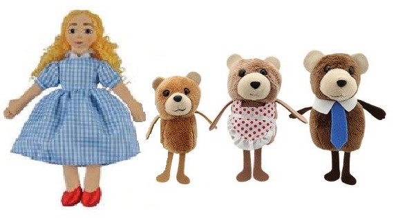 Goudlokje & 3 beren