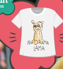 T-shirt Lama 65 cm