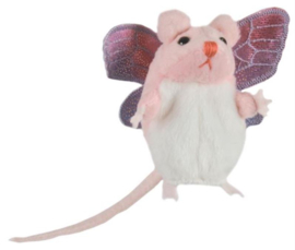 Vingerpopje roze muis vleugels