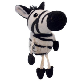 vingerpopje zebra