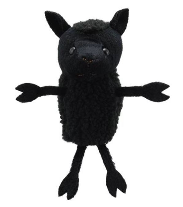Vingerpopje zwart schaap