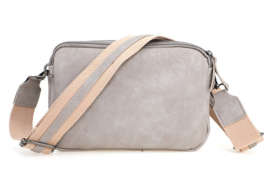 I'm Dutch - Madrid - Schoudertasje - Crossbodytasje - Lichtgrijs - Praktisch - Elegant