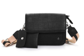 I'm Dutch - Samos - Crossbodytasje - Schoudertasje - Black - Elegant